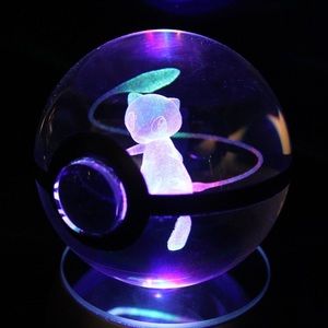 Pokémon pokeball led crystal light up nightlight